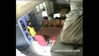 A indian school teacher banging a fellow teacher.