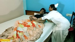Desi couple having amature sex with in her hospital