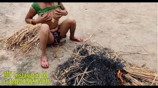 Desi Farmer Maid Makeup In Field Hard Ass Painful Sex