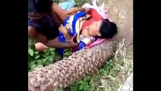 Desi Indian Gang Bang in Jungle