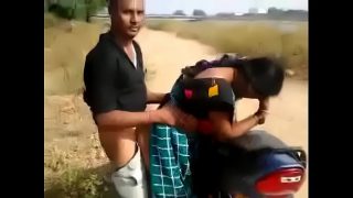 Desi Sister Giving Blowjob Fucked Doggy on Bike