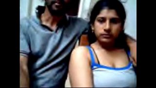 horny desi couple loves flashing on webcam