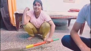 Hot Indian Desi Teen Girlfriend Her Hairy Pussy Fucking