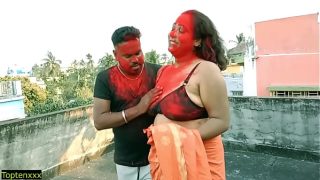 Lucky Dewar hardcore sex with two Milf Bhabhi Best amateur threesome sex